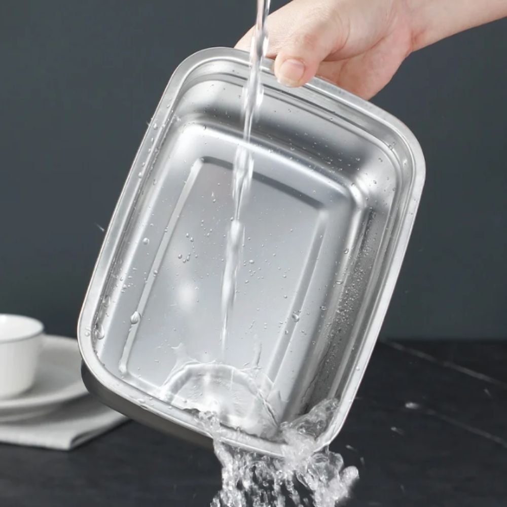 Stainless Steel Lunch Box Bent - Food Storage Camping incelemesi ve fiyatı