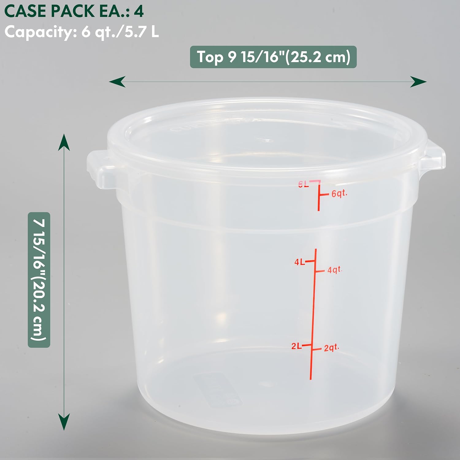6 Quart Translucent Food Stora - Food Storage 4 Quart incelemesi ve fiyatı