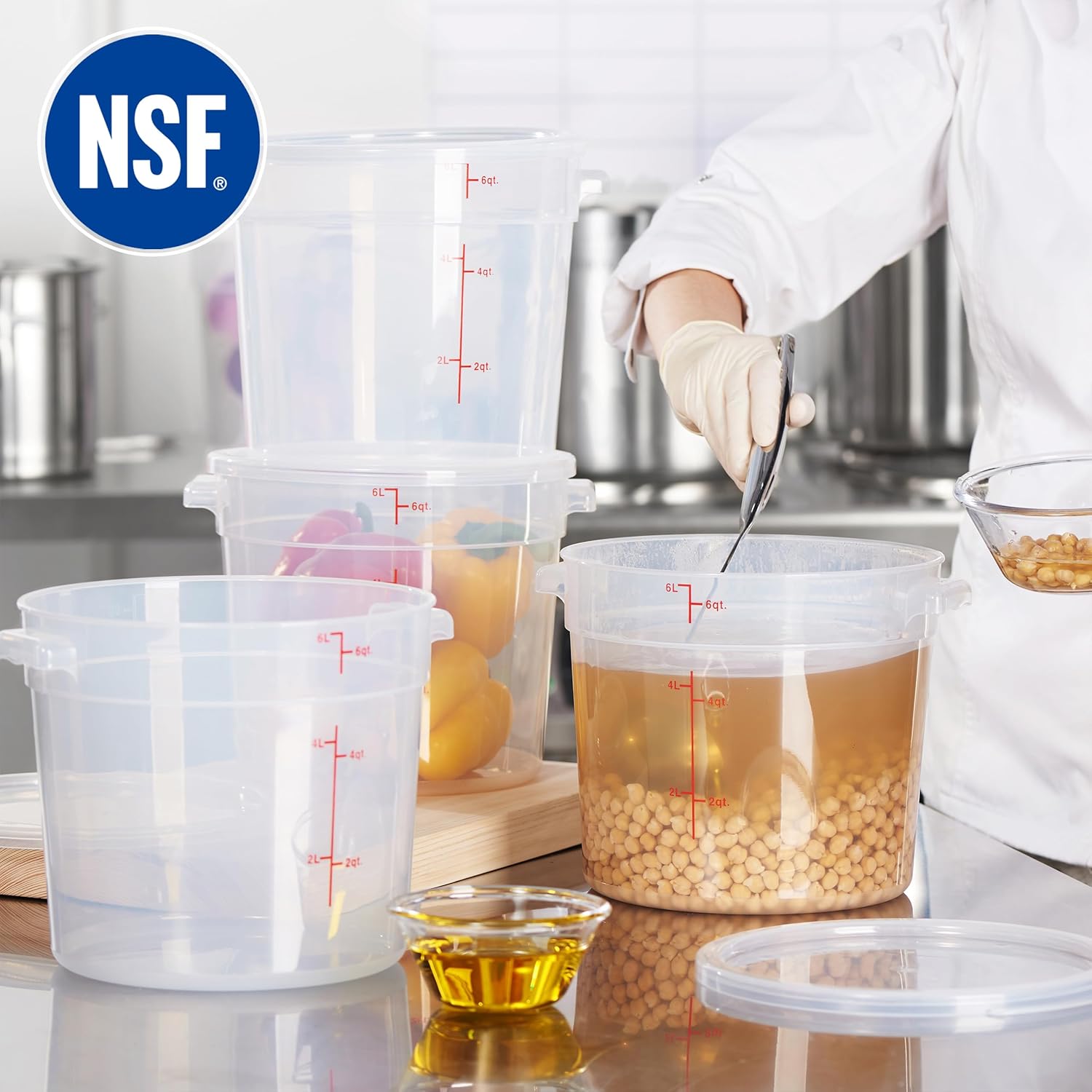 6 Quart Translucent Food Stora - Food Storage 4 Quart incelemesi ve fiyatı