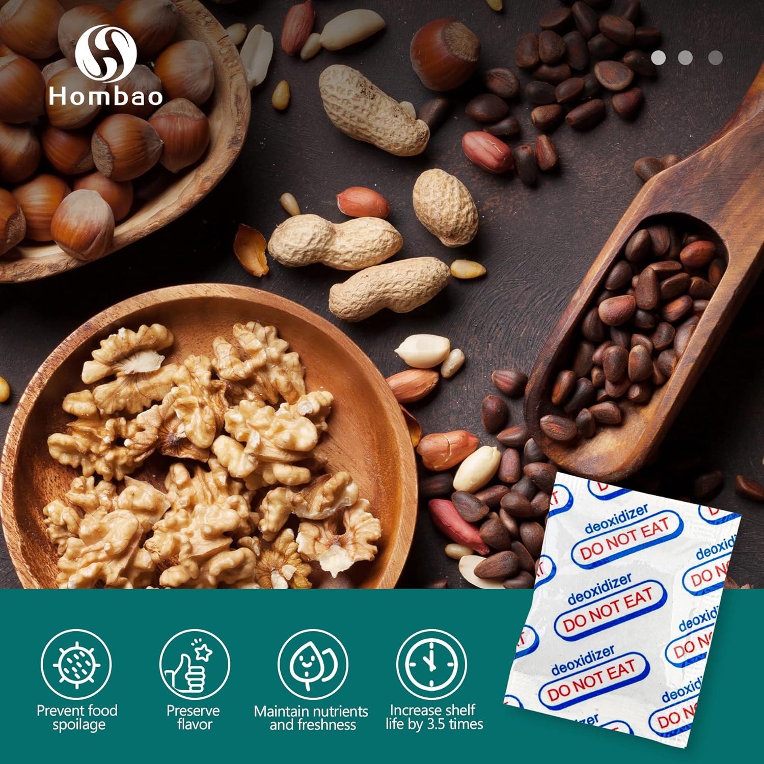200 Packs 500CC Food Grade Oxy - Food Storage Oxygen Absorbers incelemesi ve fiyatı