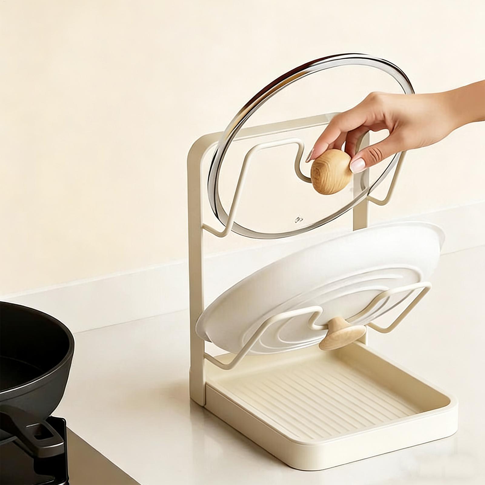 Pot Lid Organizer Anti-Slip Ki - Food Storage Organiser incelemesi ve fiyatı