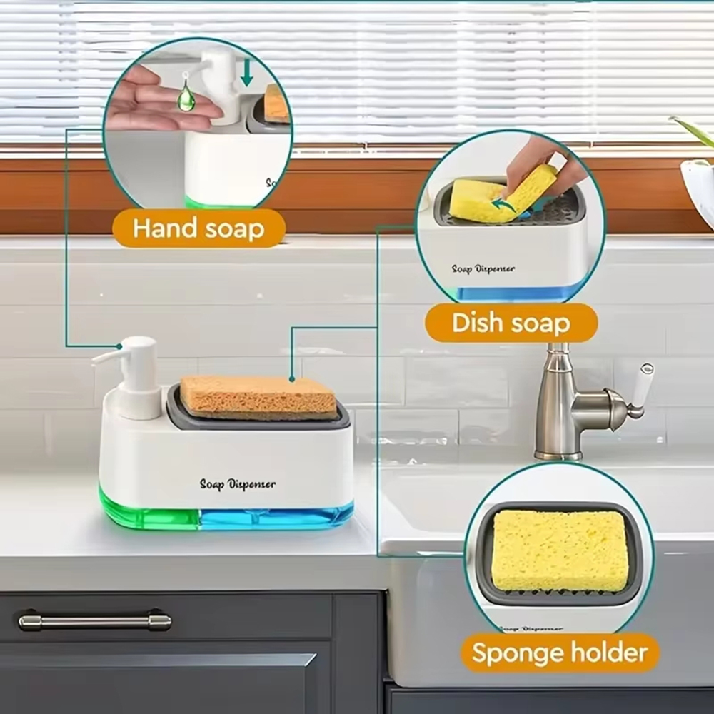 3-in-1 Hand And Dish Soap Disp - Food Storage Organiser incelemesi ve fiyatı