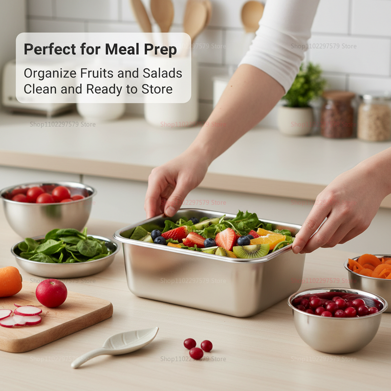 Plate Stainless Steel Food Con - Food Storage Bowls incelemesi ve fiyatı
