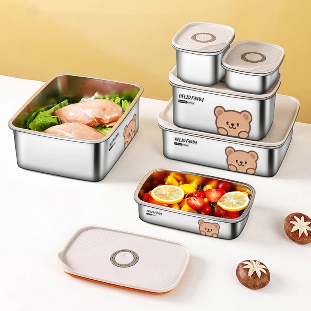 304 Stainless Steel Food Stora - Xxl Food Storage Container incelemesi ve fiyatı