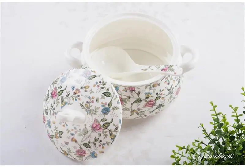 9 Inch, Bone China Tureen for  - Food Storage Plant incelemesi ve fiyatı