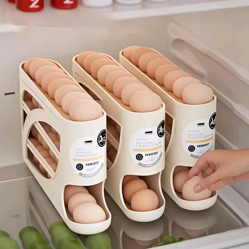 3 Tier Rolling Egg Storage Box - Xxl Food Storage Container incelemesi ve fiyatı