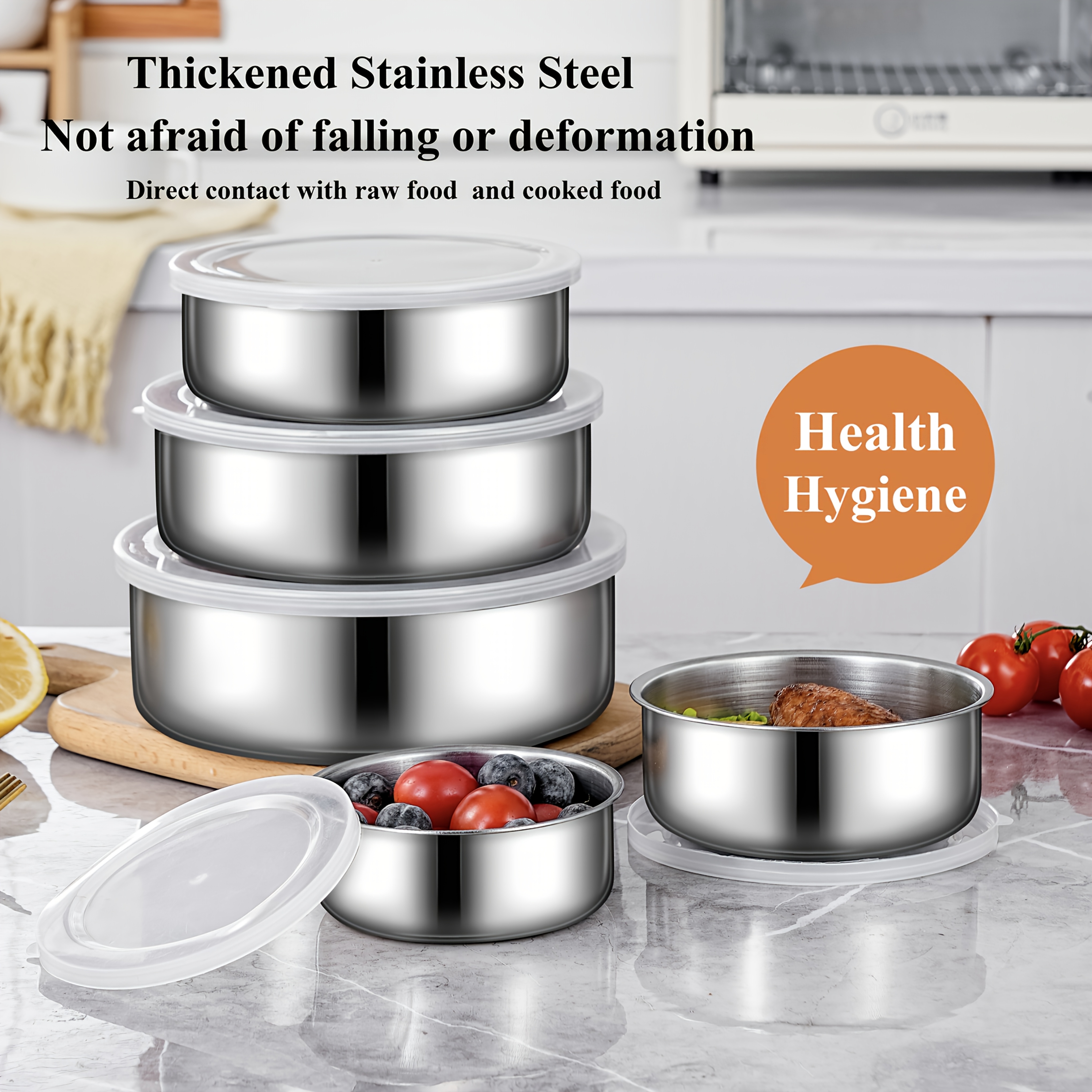 5pcs Food Storage Containers W - Xmas Food Storage Containers incelemesi ve fiyatı