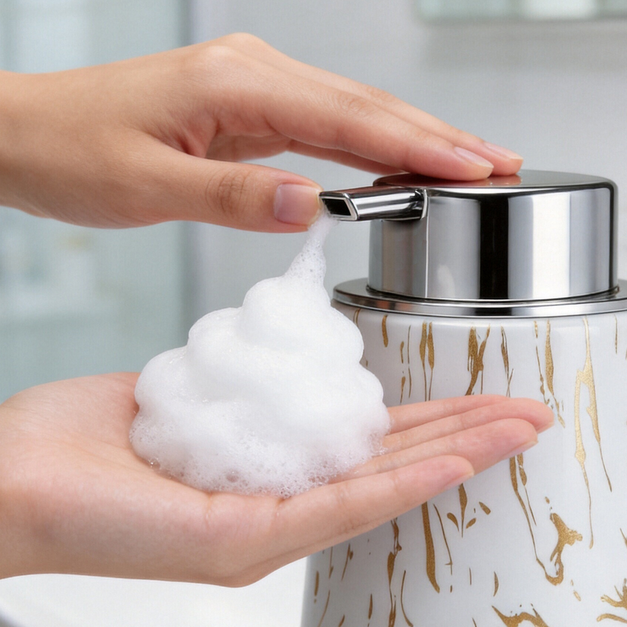 Elegant Bathroom Foam Soap Dis - Food Storage Organiser incelemesi ve fiyatı