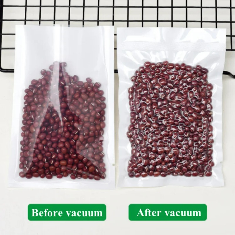 100PCS Open Top Clear White Va - Food Storage For Long Term incelemesi ve fiyatı
