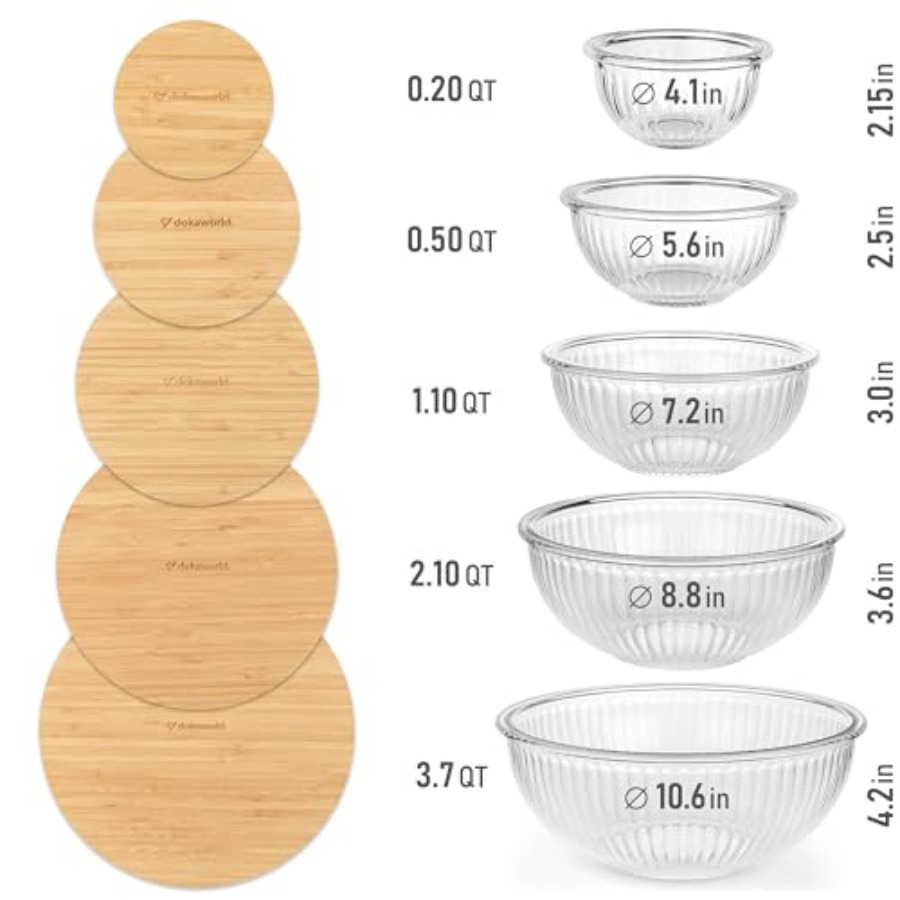 Stackable Space-Saving Set of  - Food Storage Bowls incelemesi ve fiyatı