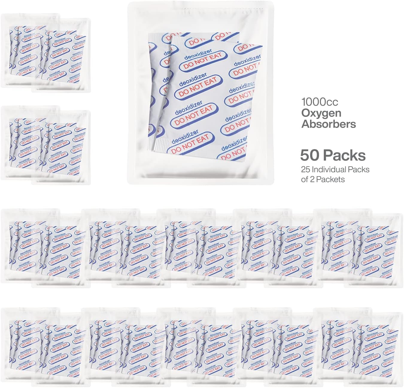 1000cc Oxygen Absorbers (50 Pa - Food Storage Oxygen Absorbers incelemesi ve fiyatı