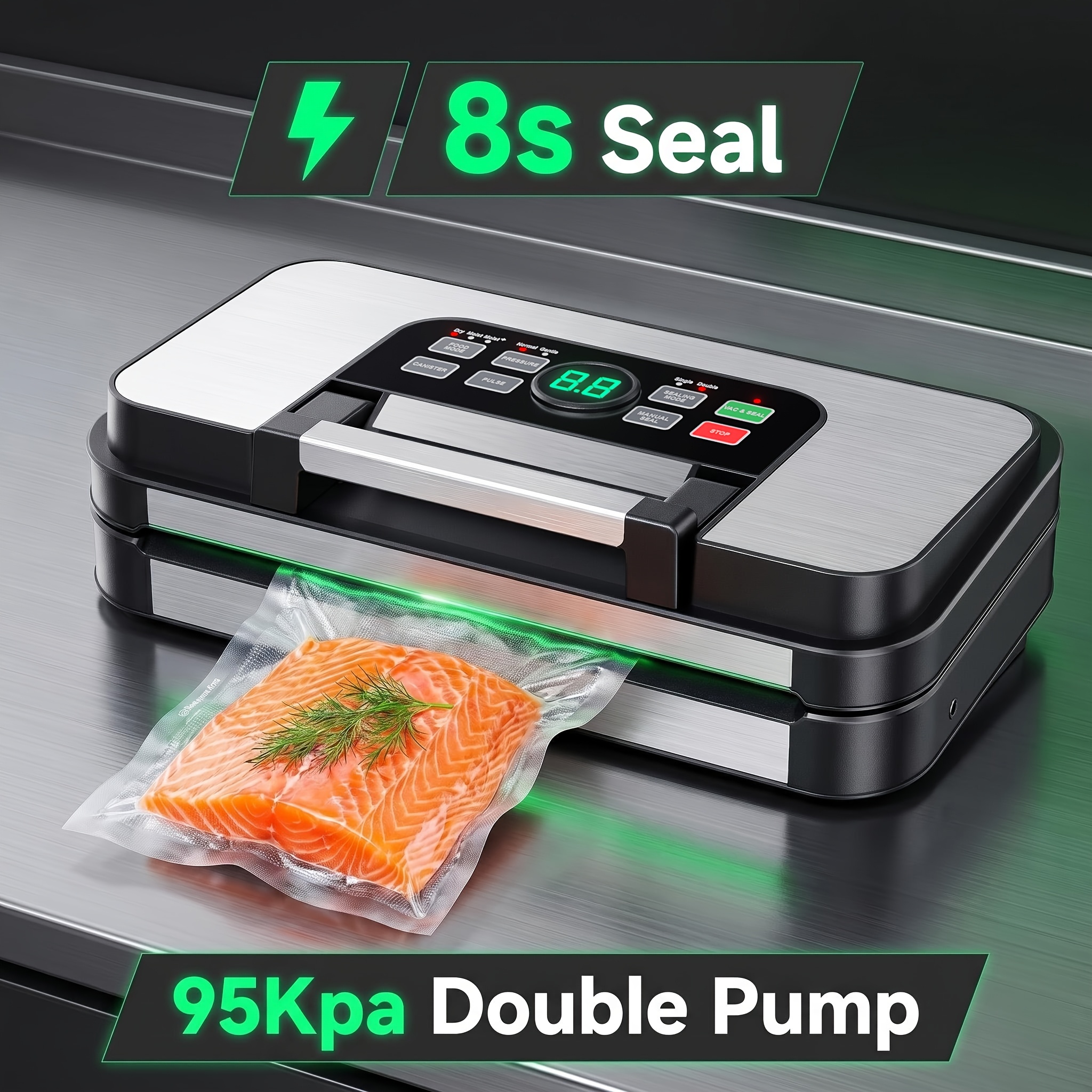 Vacuum Sealer Machine, 95000 P - Food Storage Usa incelemesi ve fiyatı